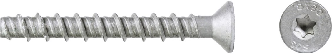 Анкерный шуруп SORMAT SCS CS 6X100 по бетону с покрытием multi laire (уп. 50 шт) [9630351617]