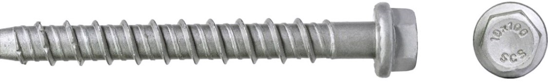 Анкерный шуруп SORMAT SCS HEX 6X130 по бетону с покрытием multi laire (уп. 50 шт) [9630351320]
