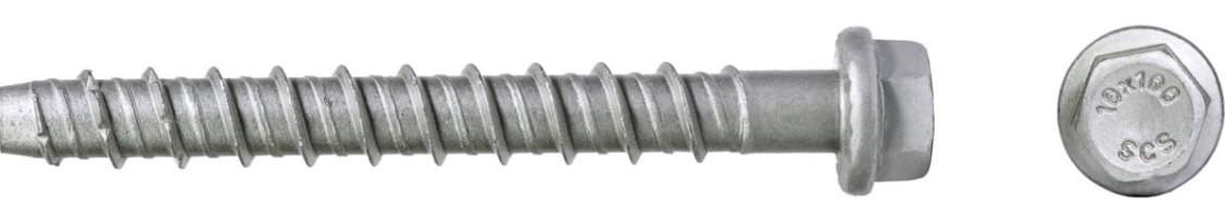 Анкерный шуруп SORMAT SCS HEX 8X130 по бетону с покрытием multi laire (уп. 50 шт) [9630351344]