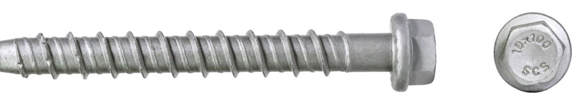 Анкерный шуруп SORMAT SCS HEX 8X90 по бетону с покрытием multi laire (уп. 50 шт) [9630351338]