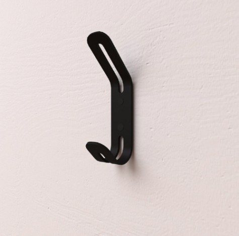 Держатель EMBODIMENT EMB-HOOK-W-B для хранения одежды, настенный, черный Держатель EMBODIMENT EMB-HOOK-W-B для хранения одежды, настенный, черный