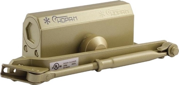 Доводчик дверной НОРА-М 3S мал. морозостойкий "Золото" [4996]