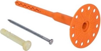 Дюбель изоляционный SORMAT ФЗД-1x155 c металлическим гвоздем (50 шт) [FAS5015500]