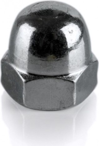Гайка М 6 DIN1587 колпачковая из нержавеющей стали А2 [А2 1587 М6/100]
