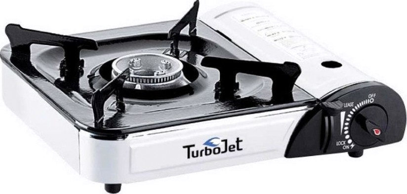 Газовая плита TurboJet TJ300G-B с пьезоподжигом, кейс Газовая плита TurboJet TJ300G-B с пьезоподжигом, кейс