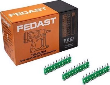 Гвоздь монтажный FEDAST 3.0 х 32 мм усиленный (уп.1000 шт.) [fd3032eg]