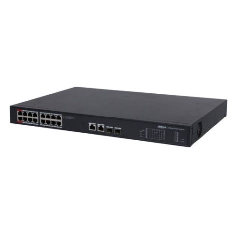 Коммутатор DAHUA DH-PFS3220-16GT-240 16-портовый управляемый гигабитный с PоE