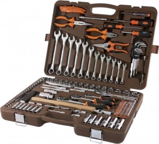 Набор инструментов OMBRA OMT131S 1/4", 3/8" и 1/2"DR, 131 предмет [055013]