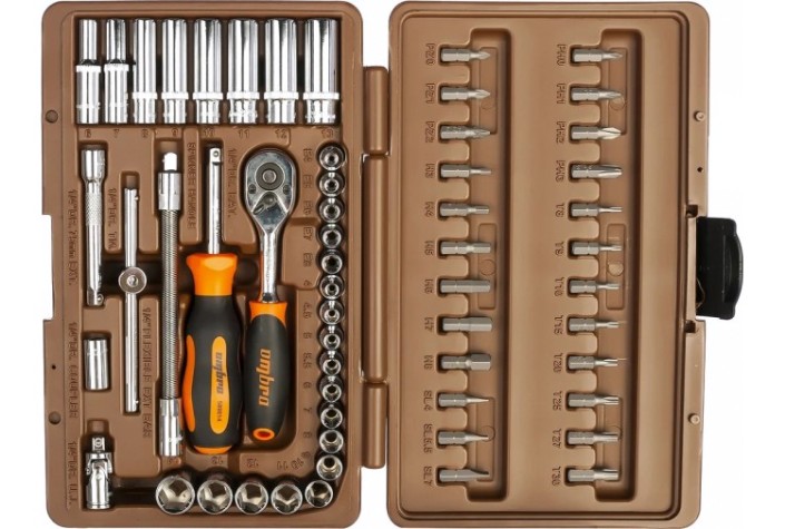 Набор инструментов OMBRA OMT57S 1/4"DR, 57 предметов Набор инструментов OMBRA OMT57S 1/4"DR, 57 предметов