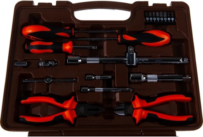 Набор инструментов OMBRA OMT69S 1/4", 1/2"DR, 69 предметов [055004]