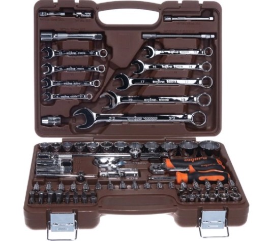 Набор инструментов OMBRA OMT82S 1/4", 1/2"DR, 82 предмета [055014]