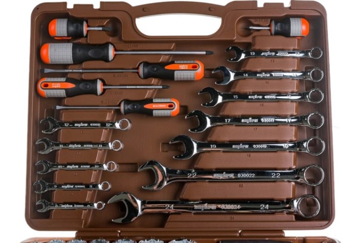 Набор инструментов OMBRA OMT93S 1/4", 1/2"DR, 93 предмета [055461]