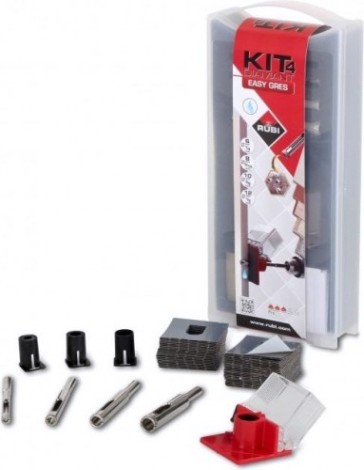 Набор коронок с алмазным напылением в кейсе RUBI MULTIDRIL EASY GRES 4 шт. (6-8-10-12) 04904 [04904]