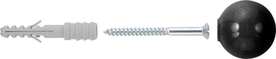 Ограничитель хода двери FISCHER TS - 8 S черный 60539 [60539]