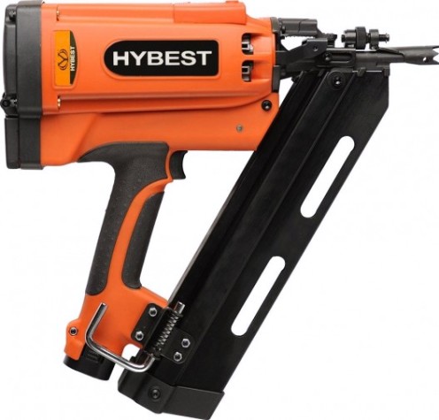 Пистолет монтажный HYBEST GFN3490B газовый по дереву [HBGFN3490B]