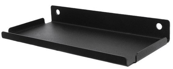 Полка для хранения EMBODIMENT EMB-TB-SH-150x70-B металлическая, настенная, черная