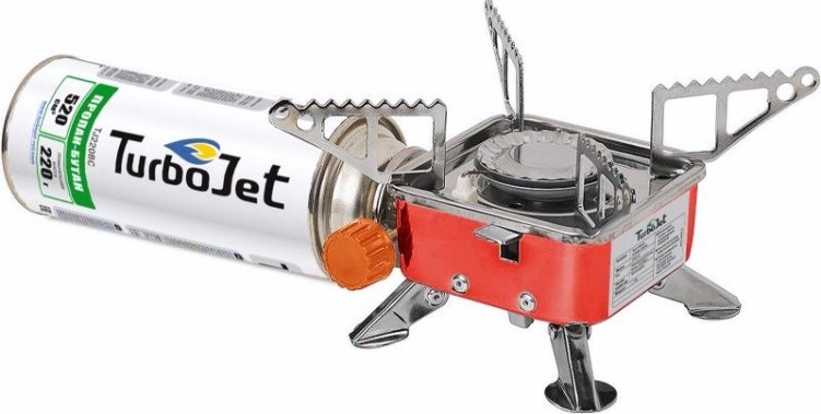 Портативная газовая плитка TurboJet TJ322-B с пьезоподжигом
