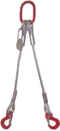 Строп канатный 1,0 т 5,0 м двухветвевой 2СК [GS05514]