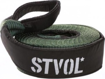 Трос буксировочный STVOL SDS07 динамический 7 т, 6 м + сумка (стропа рывковая)