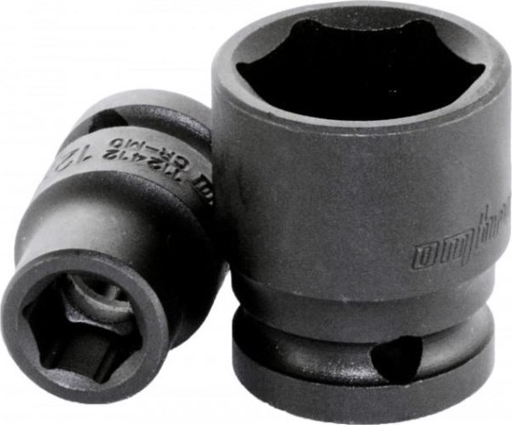 Ударная головка шестигранная с посадкой 1/2" OMBRA 112412 12 мм [055484]