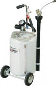 Установка откачки масла LUBEWORKS AOE 1030 пневмо, объем 30 л, 1,5-2 л/мин, 8 щупов [AOE1030]