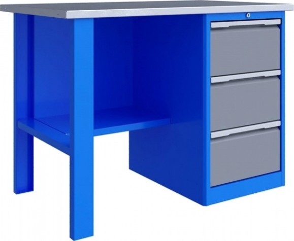 Верстак однотумбовый ВЕРСТАКОФФ TNC 121.13.1-1 [125105]